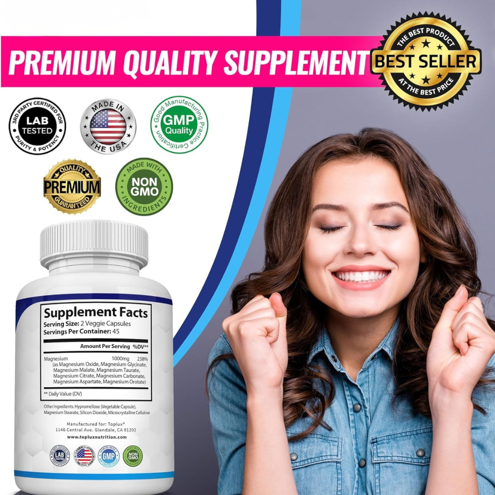 Magnesium Complex - 8 Essential Magnesium Supplement
