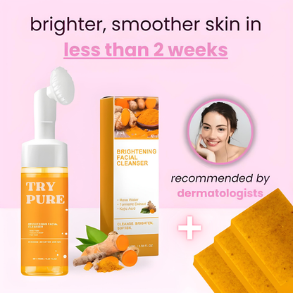 Limpiador facial de cúrcuma