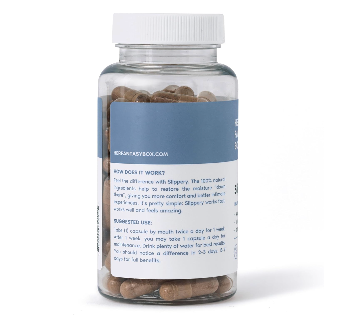 Caja resbaladiza: para mantener la humedad