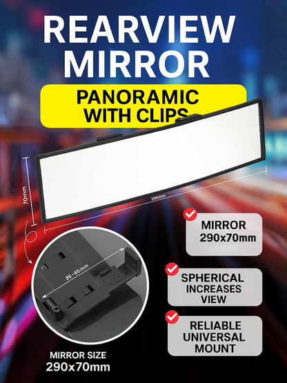 Car Rearview Mirror with Clips