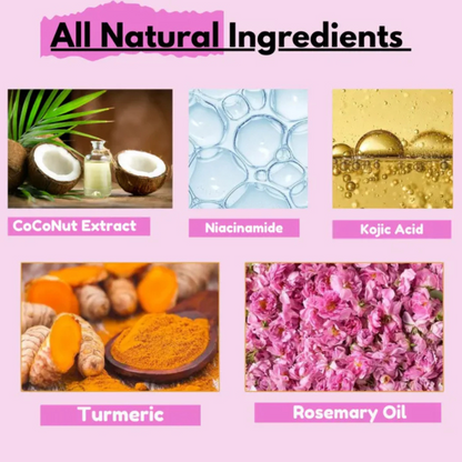 Limpiador facial de cúrcuma