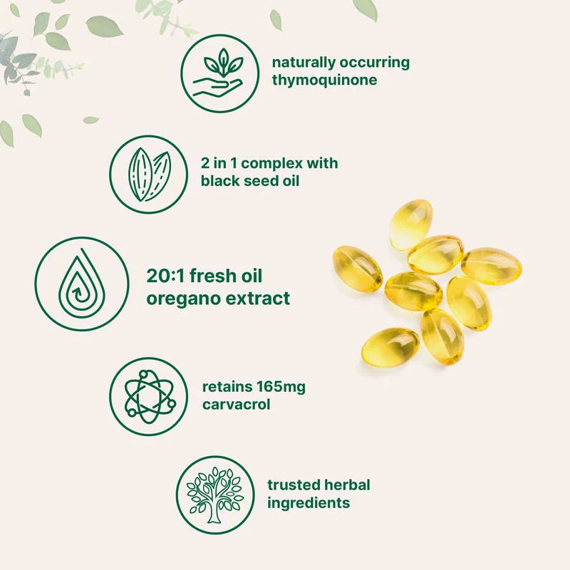 ™GutGuard+ Aceite de orégano y semilla negra