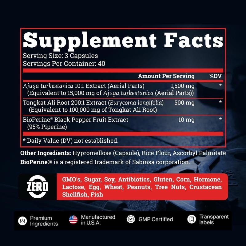 Turkesterone with Tongkat Ali
