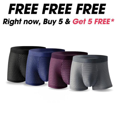5-PACK Bamboo Fibre Boxer Shorts