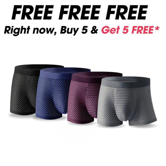 5-PACK Bamboo Fibre Boxer Shorts