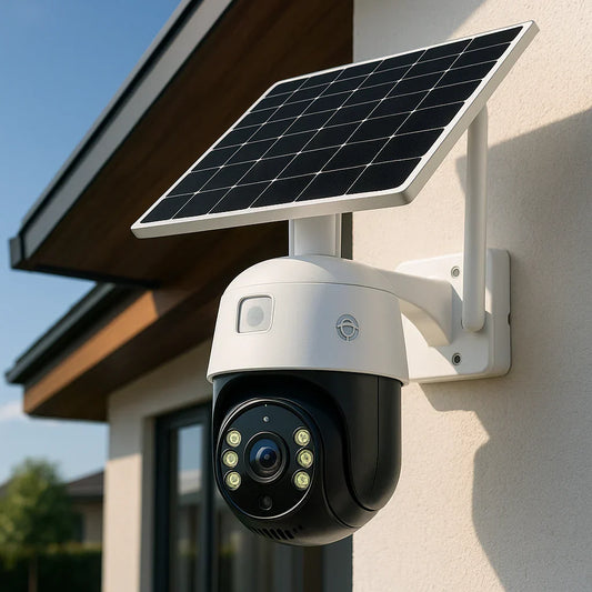 2K Ultra HD Outdoor Security Camera with Solar Panel
